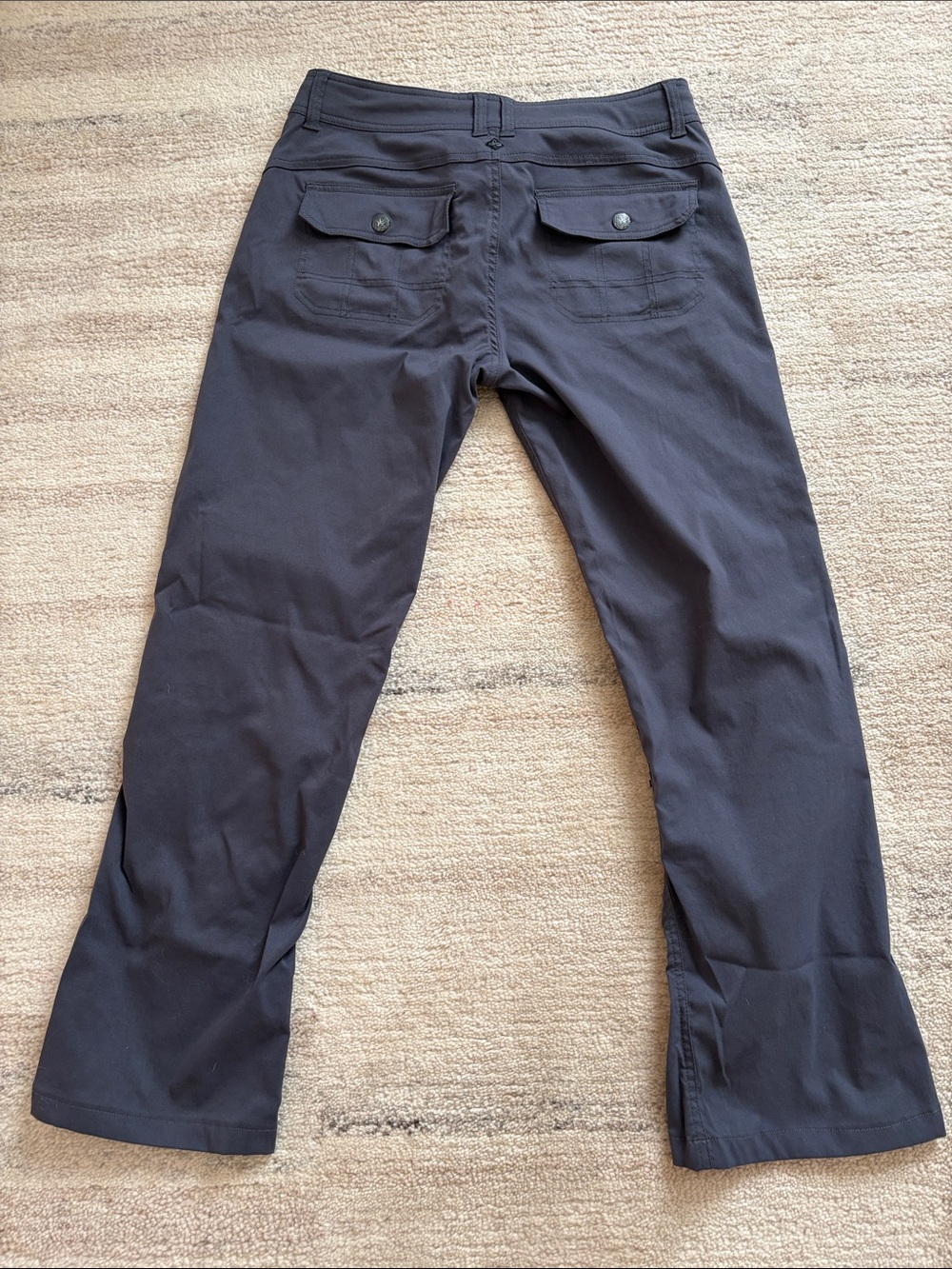 Prana Women's Charcoal Straight-Leg Pants